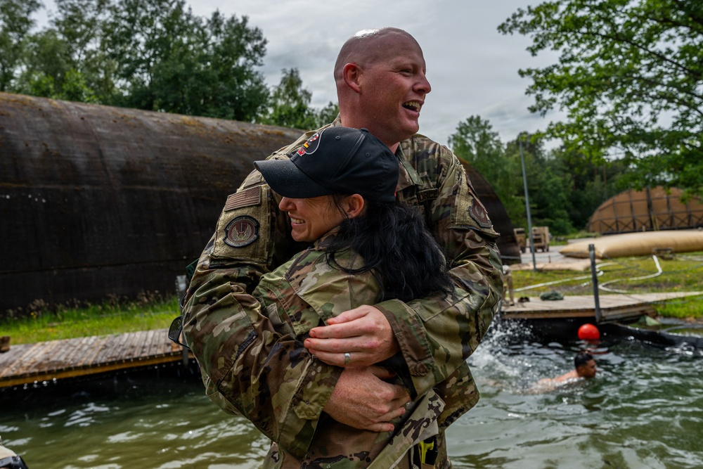 435th CTS Airmen dive into tradition at Ramstein