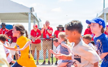 Team Marine Corps sprint for medals Warrior Games
