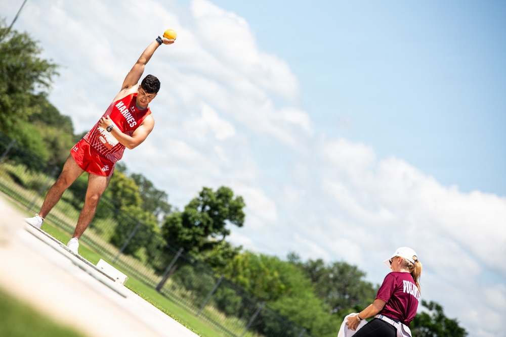 Team Marine Corps Takes Warrior Games Track and Field in Stride