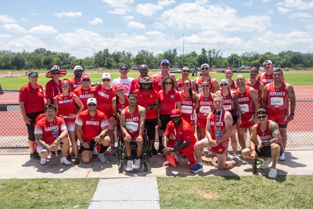 Team Marine Corps Takes Warrior Games Track and Field in Stride
