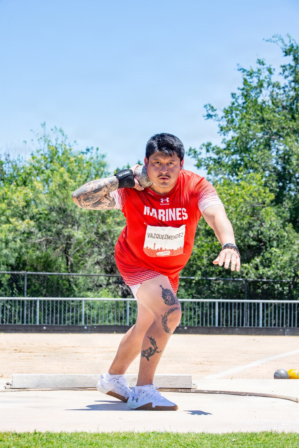 Team Marine Corps Takes Warrior Games Track and Field in Stride