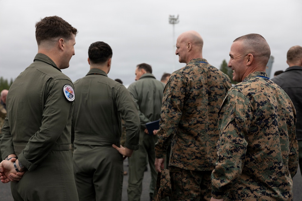 U.S. Marines participate in exercise Ramstein Flag 26 media day in Finland