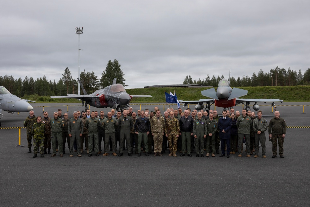 U.S. Marines participate in exercise Ramstein Flag 26 media day in Finland