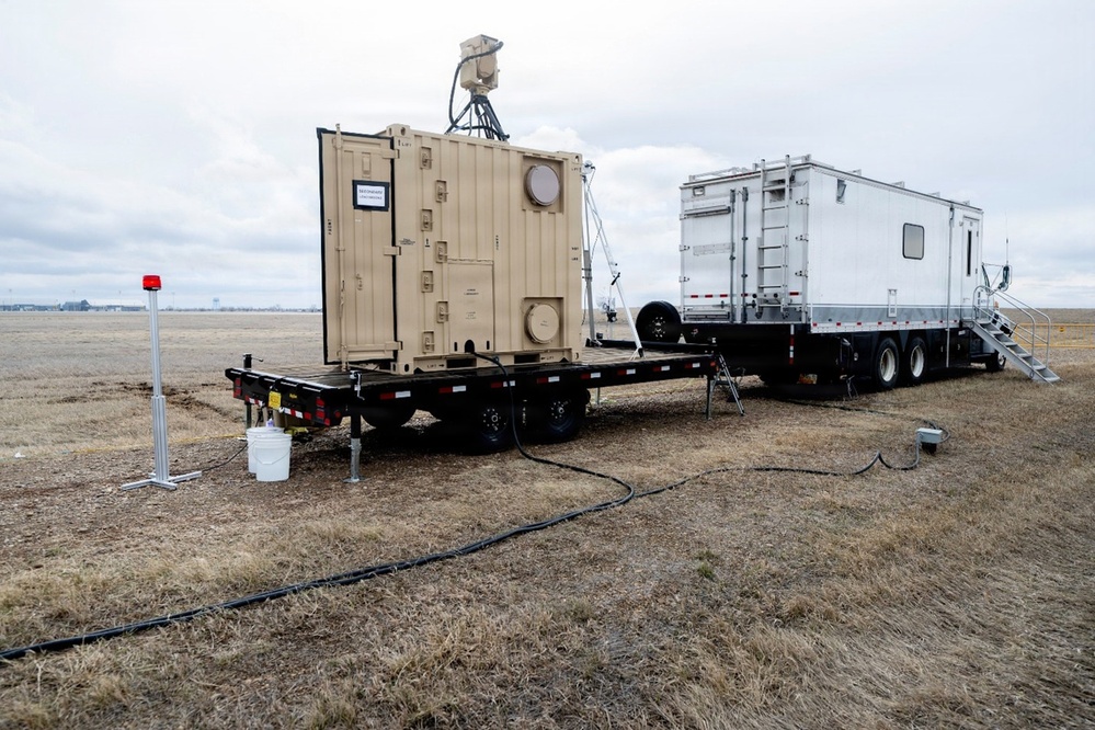NRL Demonstrates Dual-Use Laser System for Power Beaming and Counter-UAS Operations