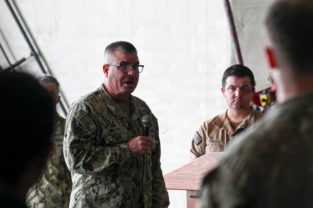 ESG 7 Change of Command