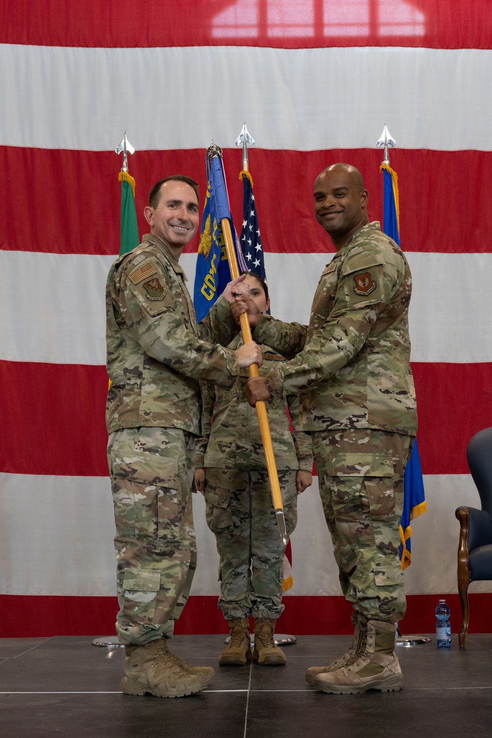 31 CS welcomes new commander in Change of Command ceremony