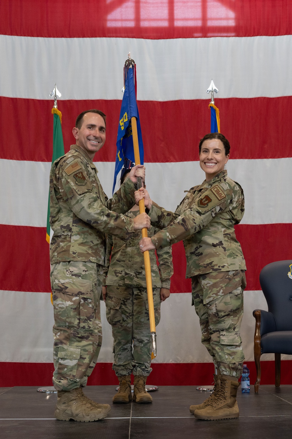 31 CS welcomes new commander in Change of Command ceremony