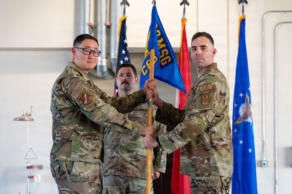 39th Civil Engineering Squadron Change of Command ceremony