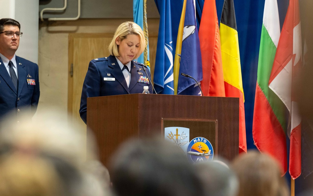 Lt. Col. Konings assumes command of 470th Air Base Squadron in Germany