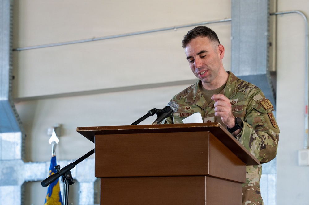 39th Civil Engineering Squadron Change of Command ceremony
