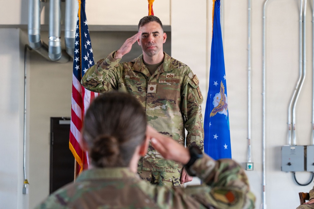 39th Civil Engineering Squadron Change of Command ceremony