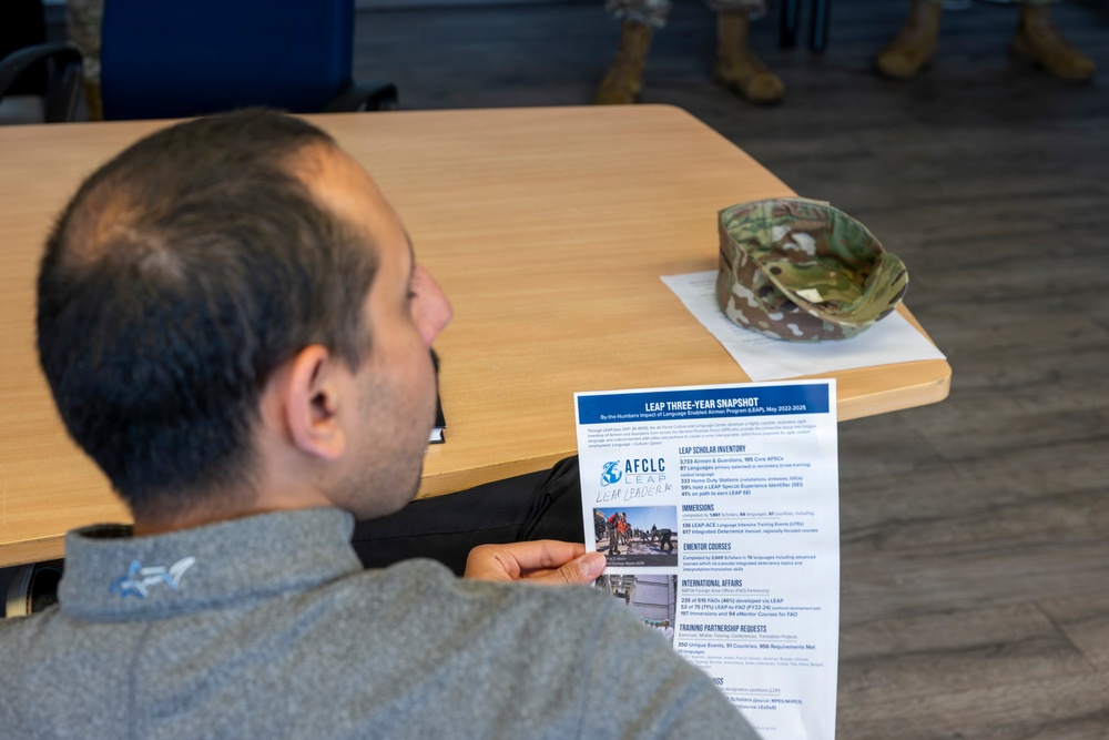 Airmen gather for LEAP 'Lunch &amp; Learn' at Spangdahlem