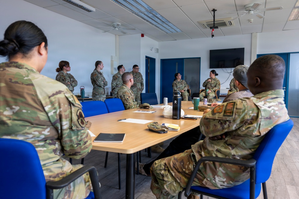 Airmen gather for LEAP 'Lunch &amp; Learn' at Spangdahlem