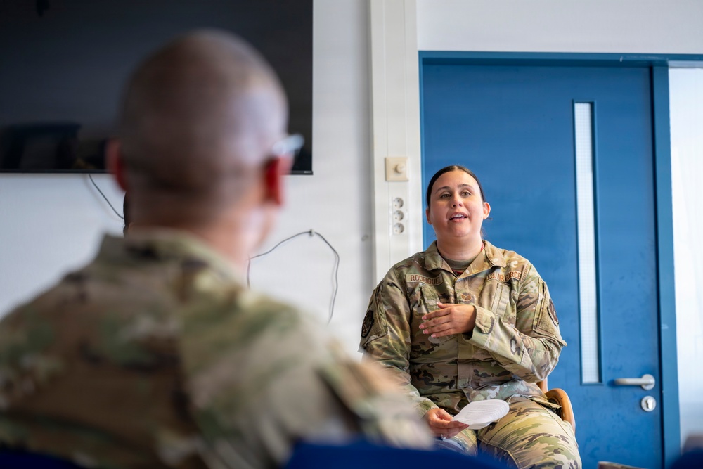 Airmen gather for LEAP 'Lunch &amp; Learn' at Spangdahlem