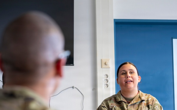 Airmen gather for LEAP Lunch, Learn at Spangdahlem