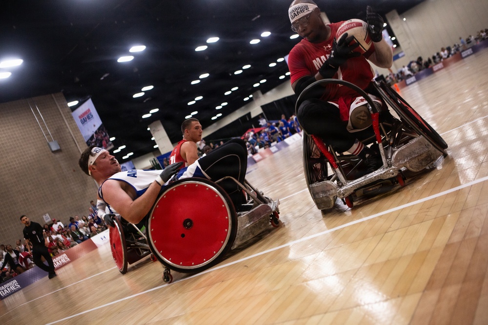 Team Marine Corps Slams into Rugby at 2026 Warrior Games