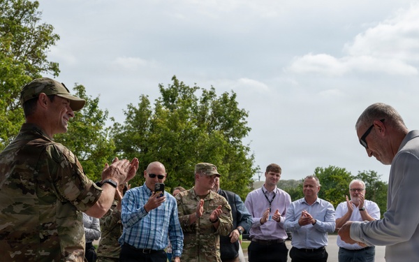 Reopening base gas station ceremony