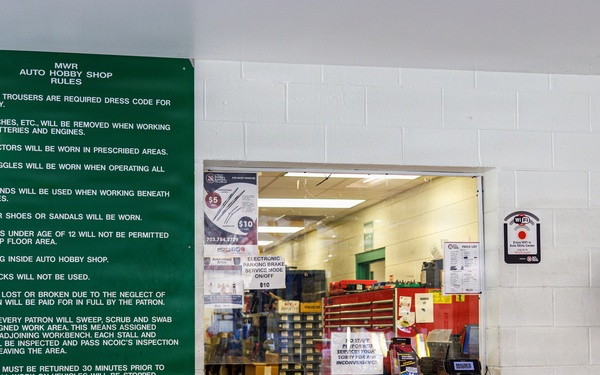 Quantico Auto Skills Center Re-Opening