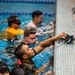 Navy students learn water survival