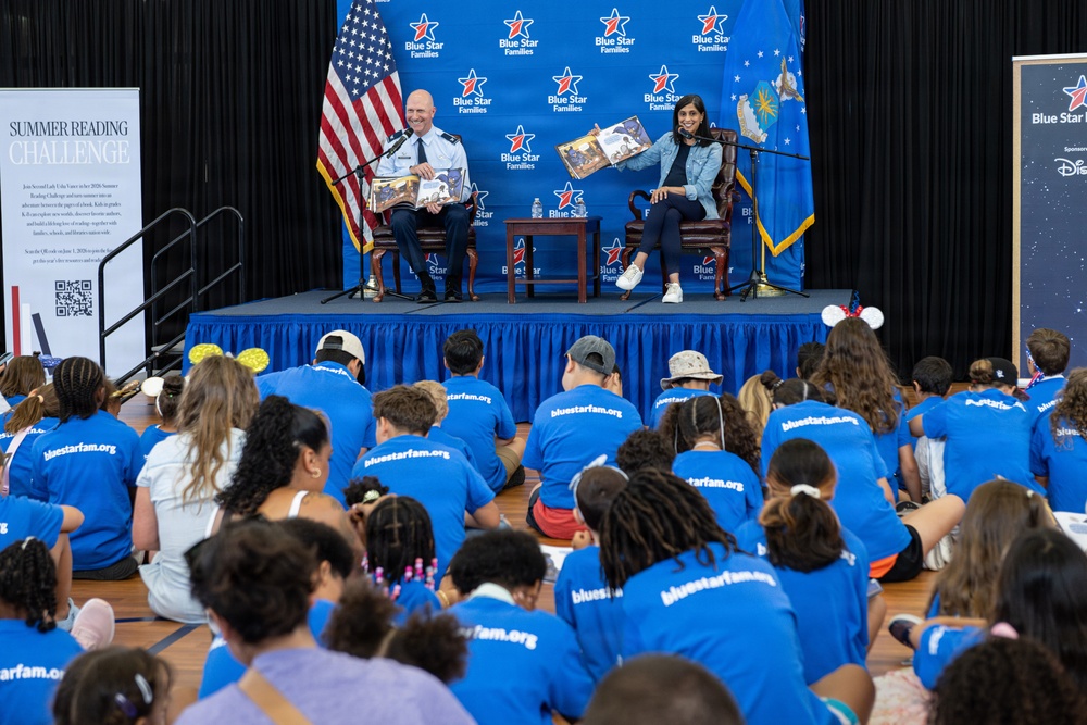 MacDill hosts SLOTUS for Blue Star Books with Disney event