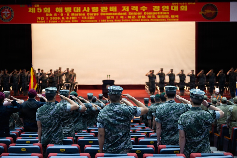 U.S. Marines Participate in the International Sniper Competition: Closing Ceremony