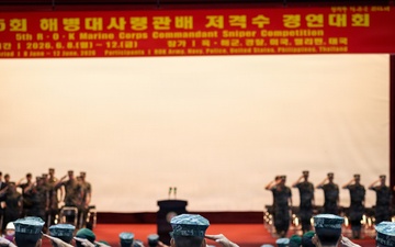 U.S. Marines Participate in the International Sniper Competition: Closing Ceremony