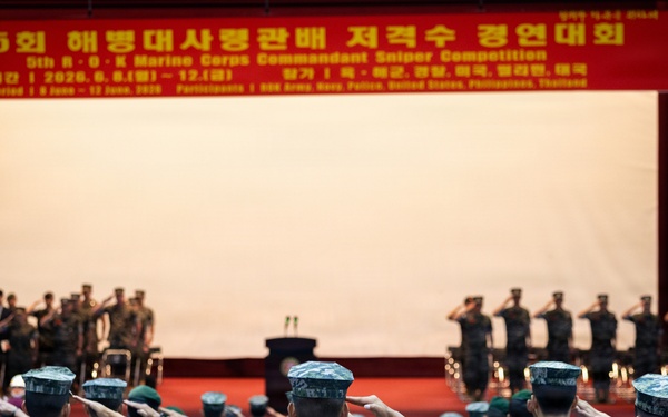 U.S. Marines Participate in the International Sniper Competition: Closing Ceremony