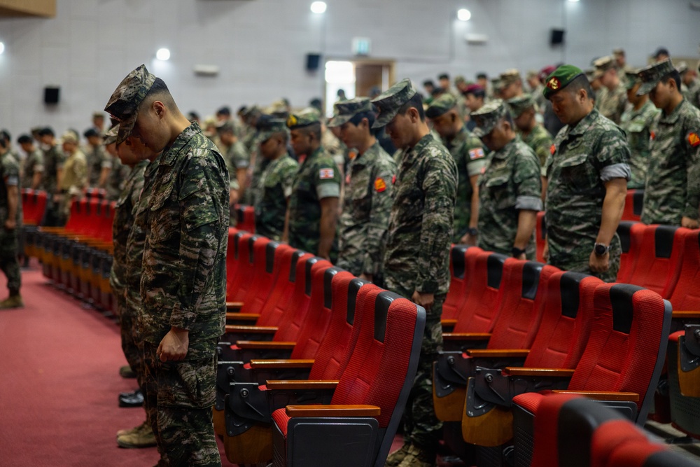 U.S. Marines Participate in the International Sniper Competition: Closing Ceremony