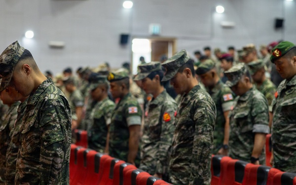 U.S. Marines Participate in the International Sniper Competition: Closing Ceremony