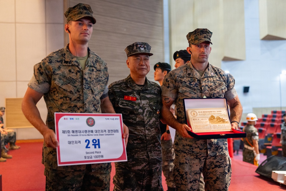 U.S. Marines Participate in the International Sniper Competition: Closing Ceremony