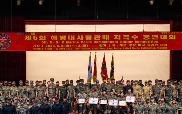 U.S. Marines Participate in the International Sniper Competition: Closing Ceremony