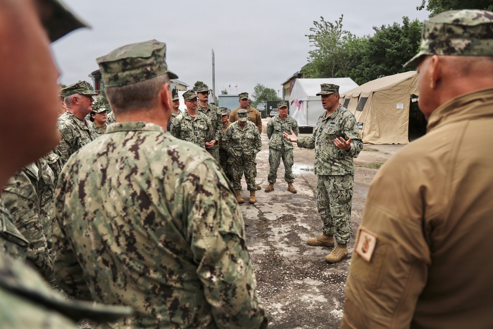 22nd NCR Leadership Engages Personnel at Camp Turtle during BALTOPS 2026