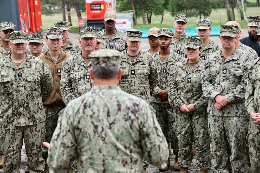 22nd NCR Leadership Engages Personnel at Camp Turtle during BALTOPS 2026