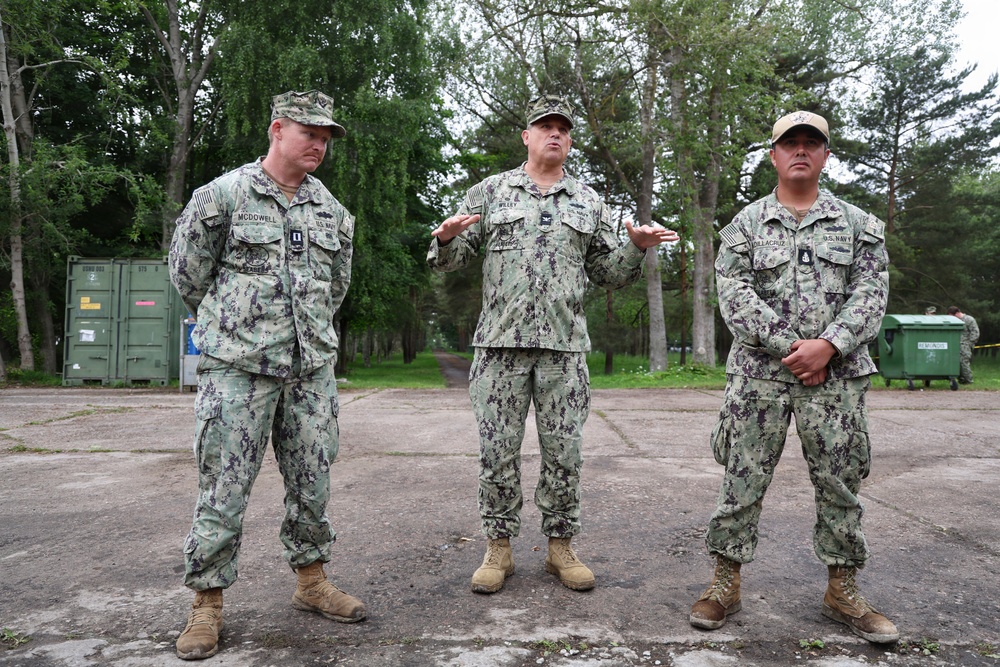 22nd NCR Leadership Engages Personnel at Camp Turtle during BALTOPS 2026