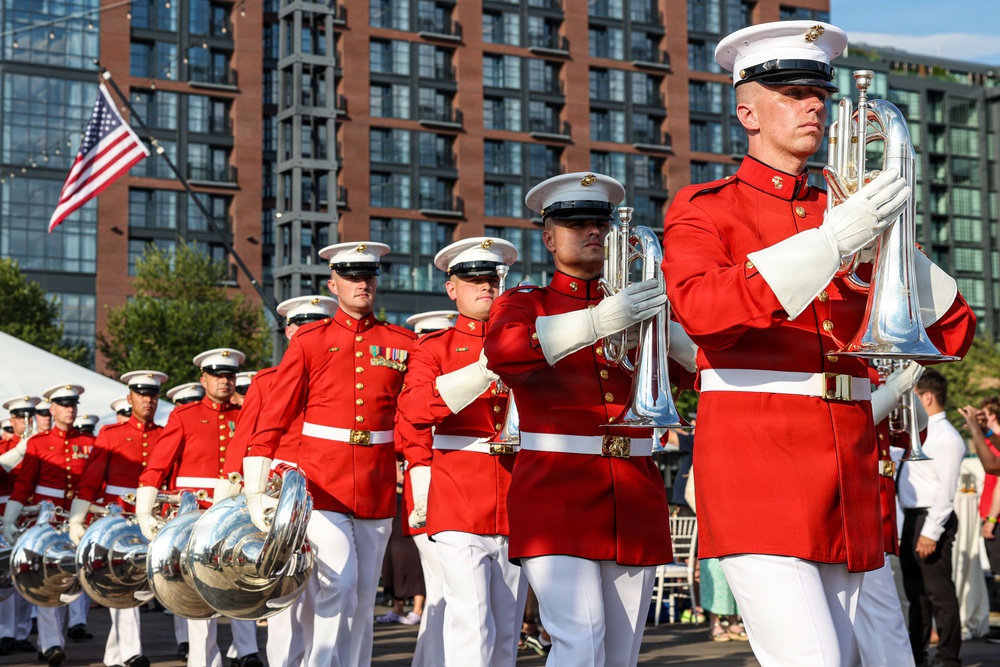 The Commandant's Own supports the Clipper Fleet Week Opening Ceremony