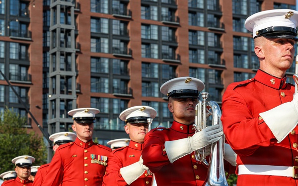 The Commandant's Own supports the Clipper Fleet Week Opening Ceremony