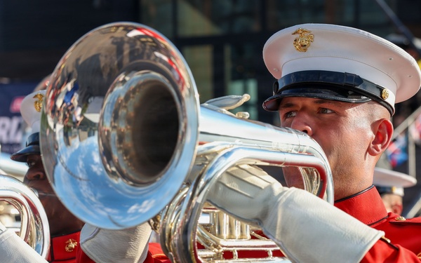 The Commandant's Own supports the Clipper Fleet Week Opening Ceremony