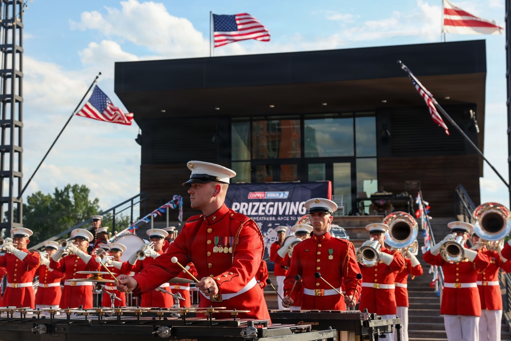 The Commandant's Own supports the Clipper Fleet Week Opening Ceremony