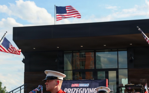 The Commandant's Own supports the Clipper Fleet Week Opening Ceremony