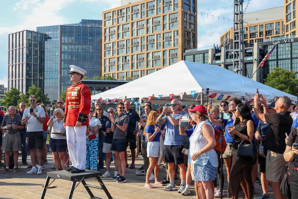 The Commandant's Own supports the Clipper Fleet Week Opening Ceremony