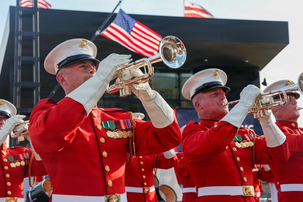 The Commandant's Own supports the Clipper Fleet Week Opening Ceremony