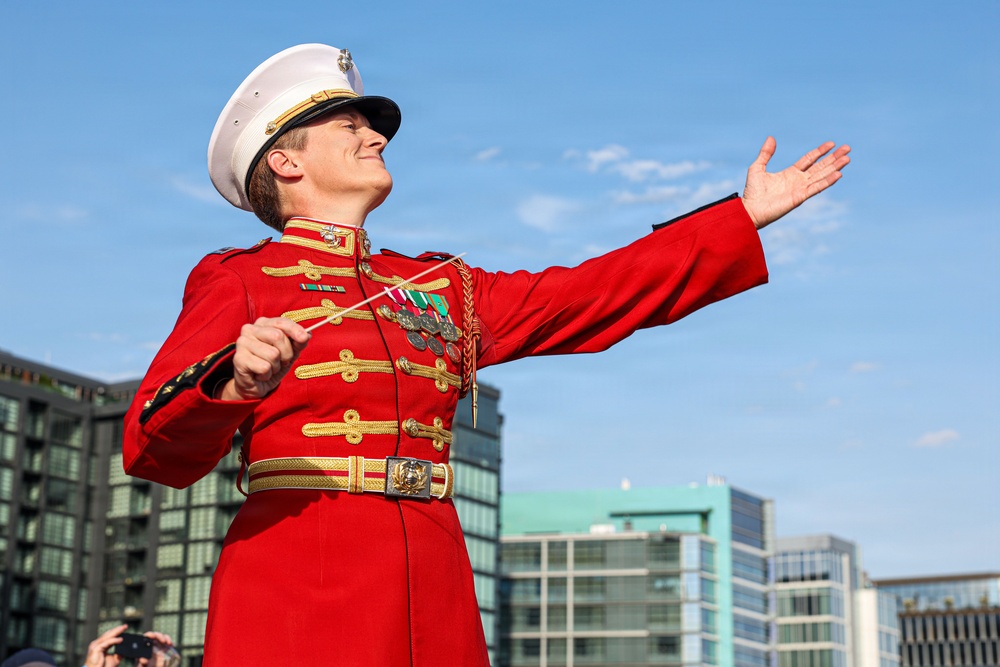 The Commandant's Own supports the Clipper Fleet Week Opening Ceremony