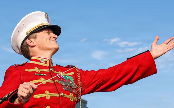 The Commandant's Own supports the Clipper Fleet Week Opening Ceremony
