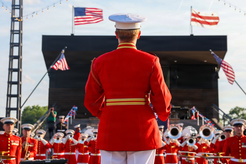 The Commandant's Own supports the Clipper Fleet Week Opening Ceremony