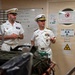 Vice Adm. Doug Perry, Commander, U.S. 2nd Fleet , conducts a visit aboard the LS Dixmude (L9015).