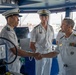 Vice Adm. Doug Perry, Commander, U.S. 2nd Fleet , conducts a visit aboard the LS Dixmude (L9015).