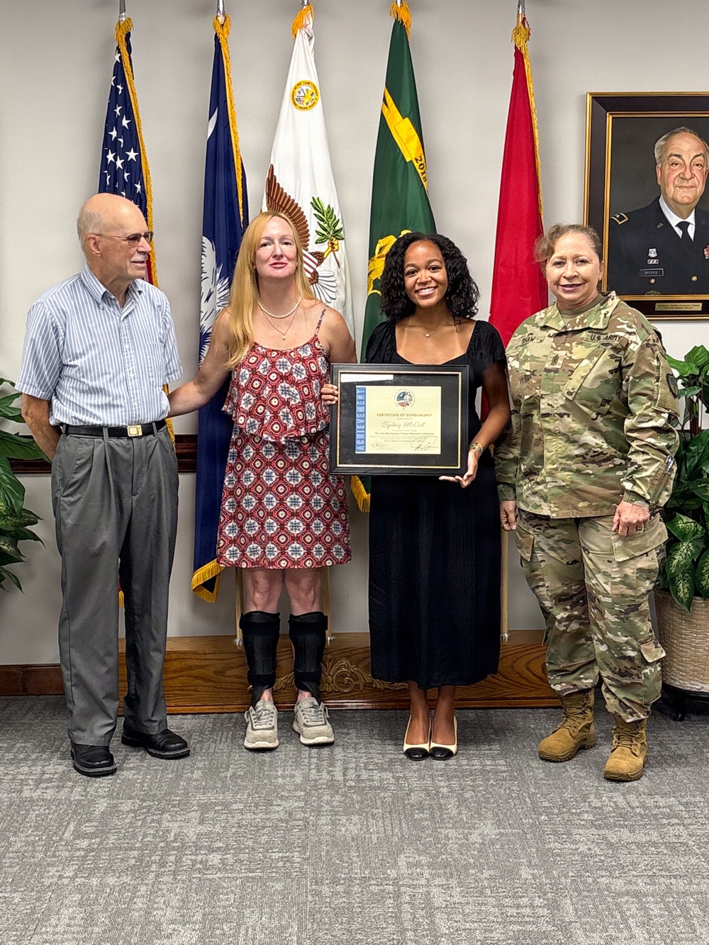 Sidney McCall Receives Barbara Watson Memorial Scholarship