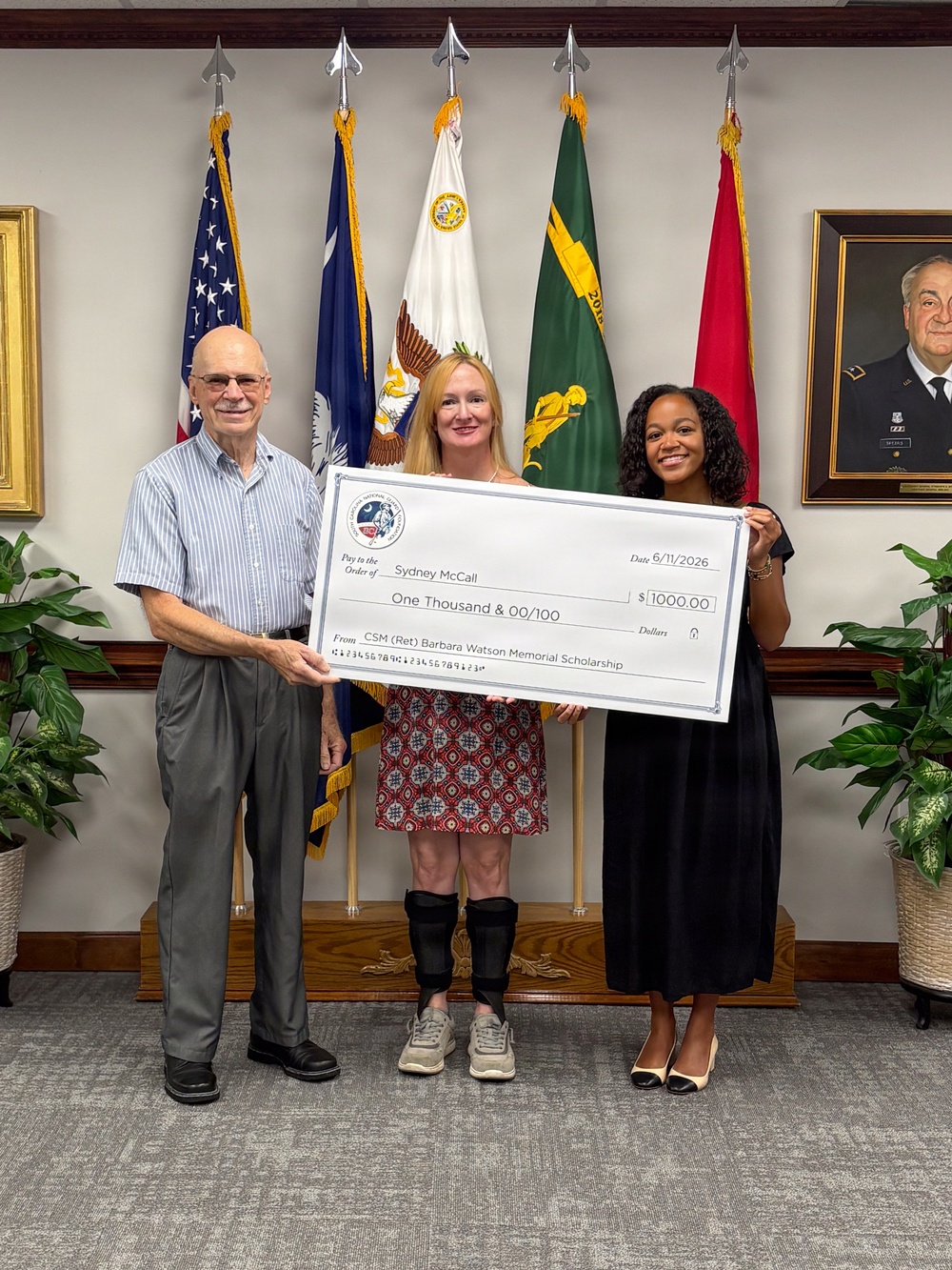 Sidney McCall Receives Barbara Watson Memorial Scholarship