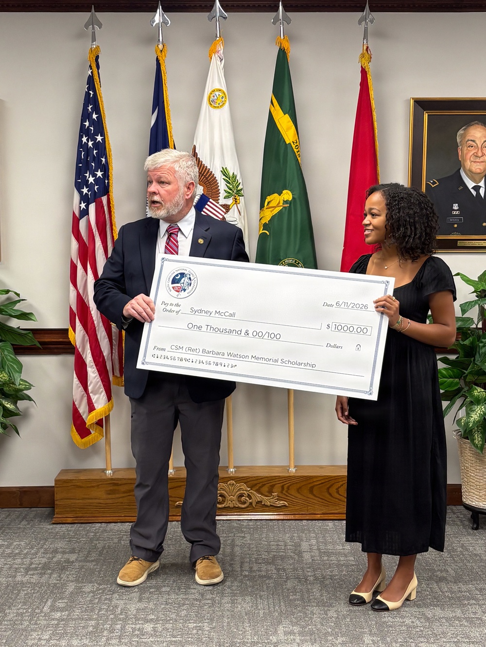 Sidney McCall Receives Barbara Watson Memorial Scholarship