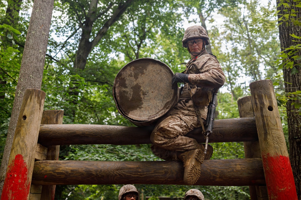 U.S. Marine Corps Officer Candidates conduct the Basic Reaction Course
